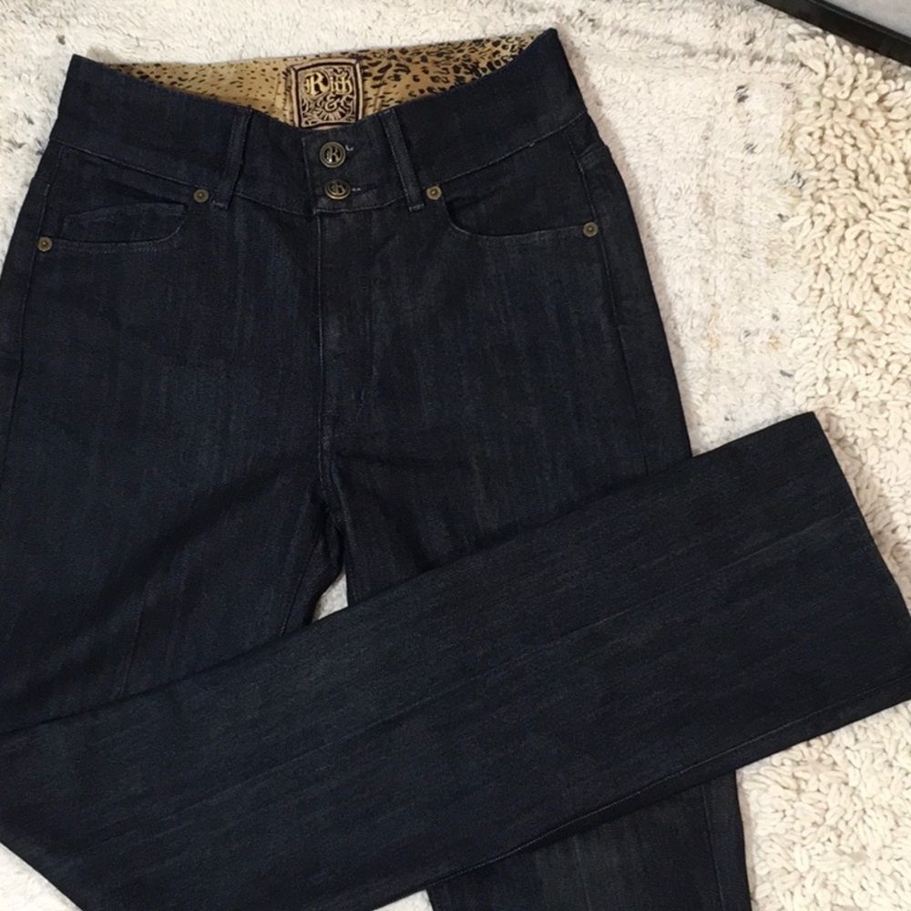 Rich & Skinny black high waist jeans